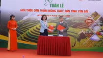 Khai mạc “Tuần lễ giới thiệu hàng nông, thủy sản tỉnh Yên Bái tại Hà Nội”