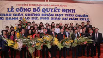 488 ứng viên được đề nghị xét tiêu chuẩn chức danh GS, PGS năm 2019