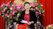 Chủ tịch Quốc hội Nguyễn Thị Kim Ngân làm việc với tỉnh An Giang