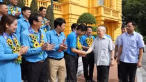 Tổng Bí thư, Chủ tịch nước gặp mặt Đoàn đại biểu Chủ tịch công đoàn cơ sở tiêu biểu