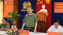 Bộ trưởng Tô Lâm kiểm tra, chỉ đạo công tác tại Công an tỉnh Trà Vinh