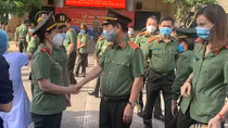 Đoàn 166 y, bác sĩ CAND lên đường chi viện Bắc Giang