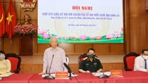 Tổng Bí thư dự Hội nghị tiếp xúc cử tri Đơn vị bầu cử số 1 của Hà Nội