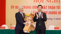 Biểu quyết cử đồng chí Đỗ Văn Chiến giữ chức Chủ tịch Ủy ban Trung ương MTTQ Việt Nam