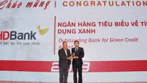 HDBank nhận giải Ngân hàng Tiêu biểu về Tín dụng Xanh