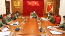 Thứ trưởng Trần Quốc Tỏ làm việc với Cục Xây dựng phong trào bảo vệ ANTQ