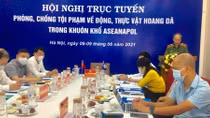 Tham vấn trực tuyến ASEANAPOL về tội phạm liên quan đến động, thực vật hoang dã