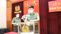 Cụm thi đua số 3 hỗ trợ Công an tỉnh Bắc Giang 500 triệu đồng chống dịch