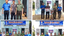 Đoàn thanh niên Công an Phú Yên cùng Huyện đoàn Sông Hinh bàn giao Nhà nhân ái