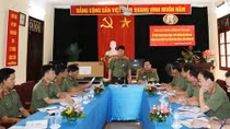 Thứ trưởng Bùi Văn Nam kiểm tra công tác giao liên CAND