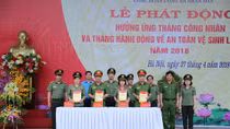 Phát động Tháng Công nhân và Tháng hành động về ATVSLĐ trong CAND