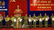 Khen thưởng các đơn vị thuộc Công an Hải Phòng có thành tích xuất sắc