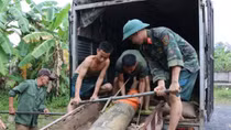 Phát hiện quả bom khủng khi đào ao nuôi cá