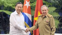 Chủ tịch Cuba Raúl Castro tiếp Bộ trưởng Tô Lâm