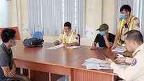 Test nhanh “ra” 2 tài xế xe đầu kéo dương tính với ma tuý
