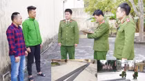  Bảo vệ trộm 6 tấn sắt của công ty mang về bán và xây nhà