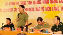 Nhiều giải pháp nâng cao công tác đấu tranh quan điểm sai trái, thù địch