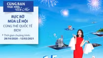 Tặng tiền lên tới 1,5 triệu đồng khi phát hành thẻ quốc tế BIDV