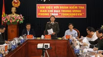 Thứ trưởng Trần Quốc Tỏ kiểm tra công tác tại Hải Dương