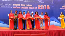 Hàng trăm bạn trẻ đạp xe diễu hành Tháng phòng chống cháy nổ 2018