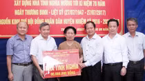 Khởi công xây nhà tình nghĩa cho vợ liệt sỹ Phạm Văn Phẩm