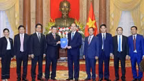 Chủ tịch nước Trần Đại Quang làm việc với lãnh đạo Hội đồng Tư vấn kinh doanh APEC Việt Nam