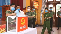 Cử tri Công an tỉnh Hà Tĩnh hòa chung với ngày hội non sông