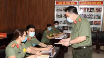 100% cử tri Công an Hà Nam hoàn thành bỏ phiếu bầu cử