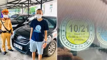 Phát hiện ô tô Camry sử dụng đăng kiểm giả