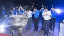 Dâng hương tri ân các anh hùng liệt sĩ hy sinh tại Trạm quân y Tiền phương Y4