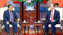 Chủ tịch nước tiếp Phó Chủ tịch Quốc hội Lào Sengnouane Sayalat