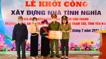 Cụm thi đua số 3 khởi công xây dựng nhà tình nghĩa