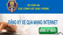 Từ ngày 15-11, thí điểm đăng ký xe ôtô qua mạng internet