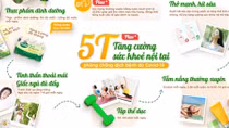  “Bí kíp” 5T+ tăng cường sức khỏe phòng chống dịch bệnh