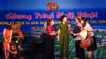 Biểu diễn chương trình nghệ thuật tại đảo Lý Sơn
