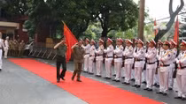 Công an tỉnh Viêng Chăn thăm và làm việc với Công an tỉnh Hải Dương