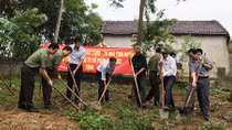Cảm động lễ khởi công nhà tình nghĩa cho 2 cán bộ Công an dân tộc Mường