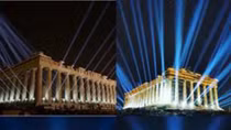 Hệ thống chiếu sáng mới soi rọi Thành cổ Athens