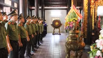 Đoàn thanh niên, Hội phụ nữ Khối XDLL Công an Nghệ An, Hà Tĩnh tri ân tại huyện Hưng Nguyên, Nam Đàn