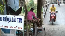 Khuất tất việc thu phí qua cầu tạm ở Kiên Giang