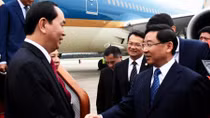 Chủ tịch nước đến thăm Phúc Kiến