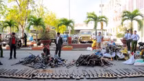 Hải Phòng tiêu hủy vũ khí vật liệu nổ, pháo, công cụ hỗ trợ