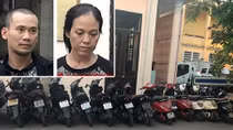 Cặp đôi giả nhân tình trộm 20 chiếc xe máy ở Hải Phòng