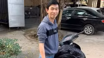 Tìm được xe máy bị mất khi đi chơi Noel