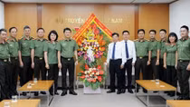 Lãnh đạo Bộ Công an chúc mừng Đài Truyền hình Việt Nam và Thông tấn xã Việt Nam 