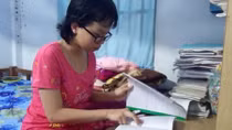 Nghị lực của cô học trò mang bệnh ác tính