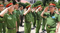 Thứ trưởng Nguyễn Duy Ngọc làm việc tại Công an huyện biên giới Đắk Song