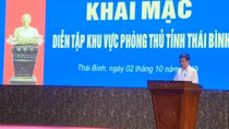 Luyện tập các nội dung diễn tập khu vực phòng thủ tỉnh Thái Bình năm 2019