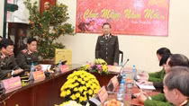 Bộ trưởng Tô Lâm kiểm tra công tác ứng trực, sẵn sàng chiến đấu của Công an Hà Nội
