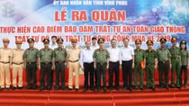 Vĩnh Phúc phát động cao điểm bảo đảm trật tự ATGT